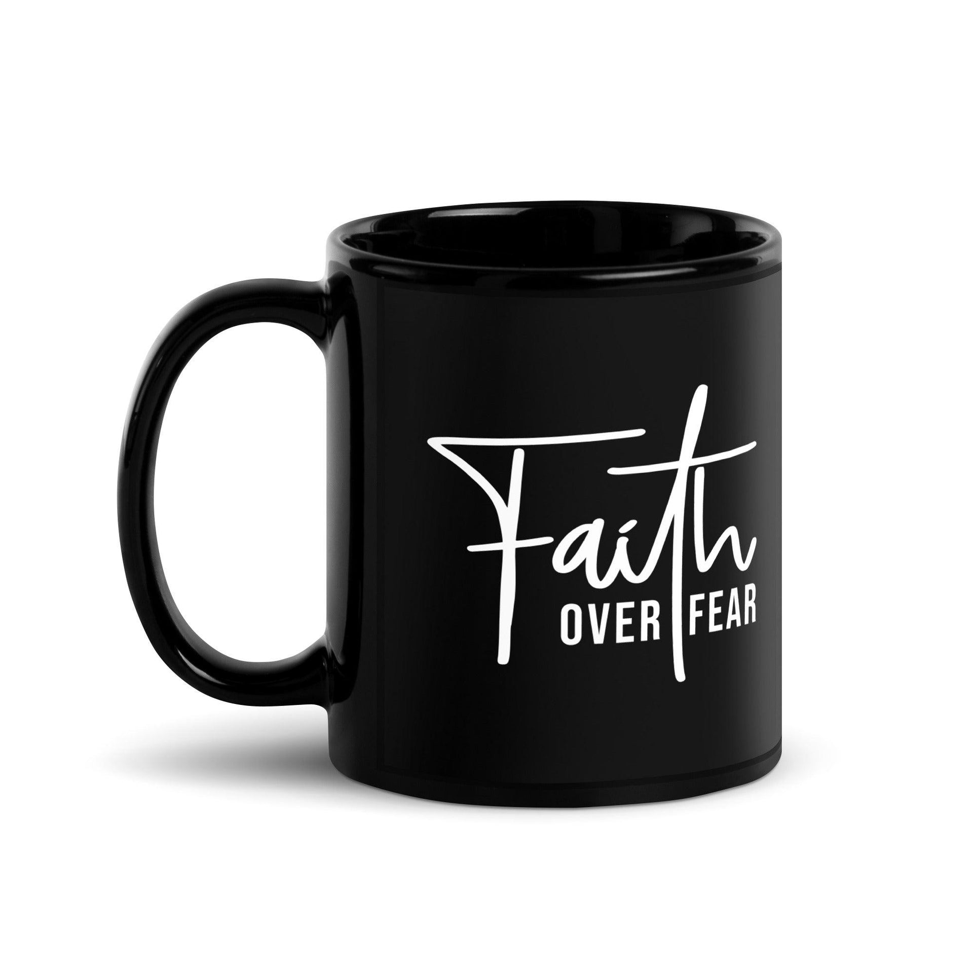 Faith Over Fear Glossy Mug - Briadanna