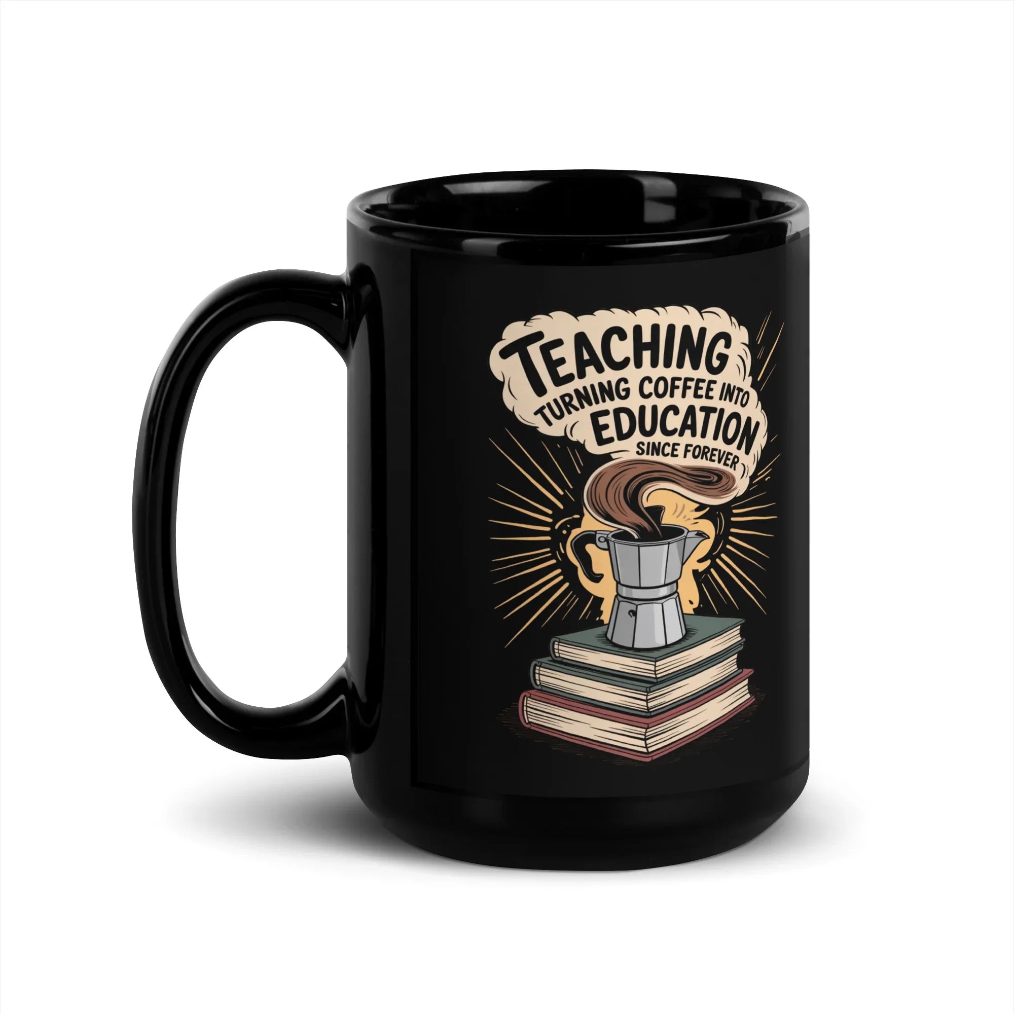 Teaching Coffee Black Mug - Briadanna