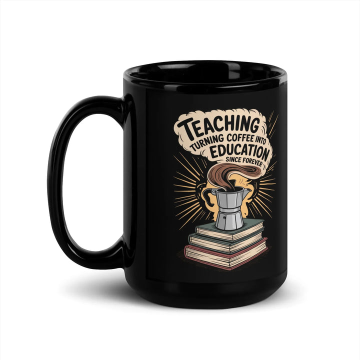 Teaching Coffee Black Mug - Briadanna