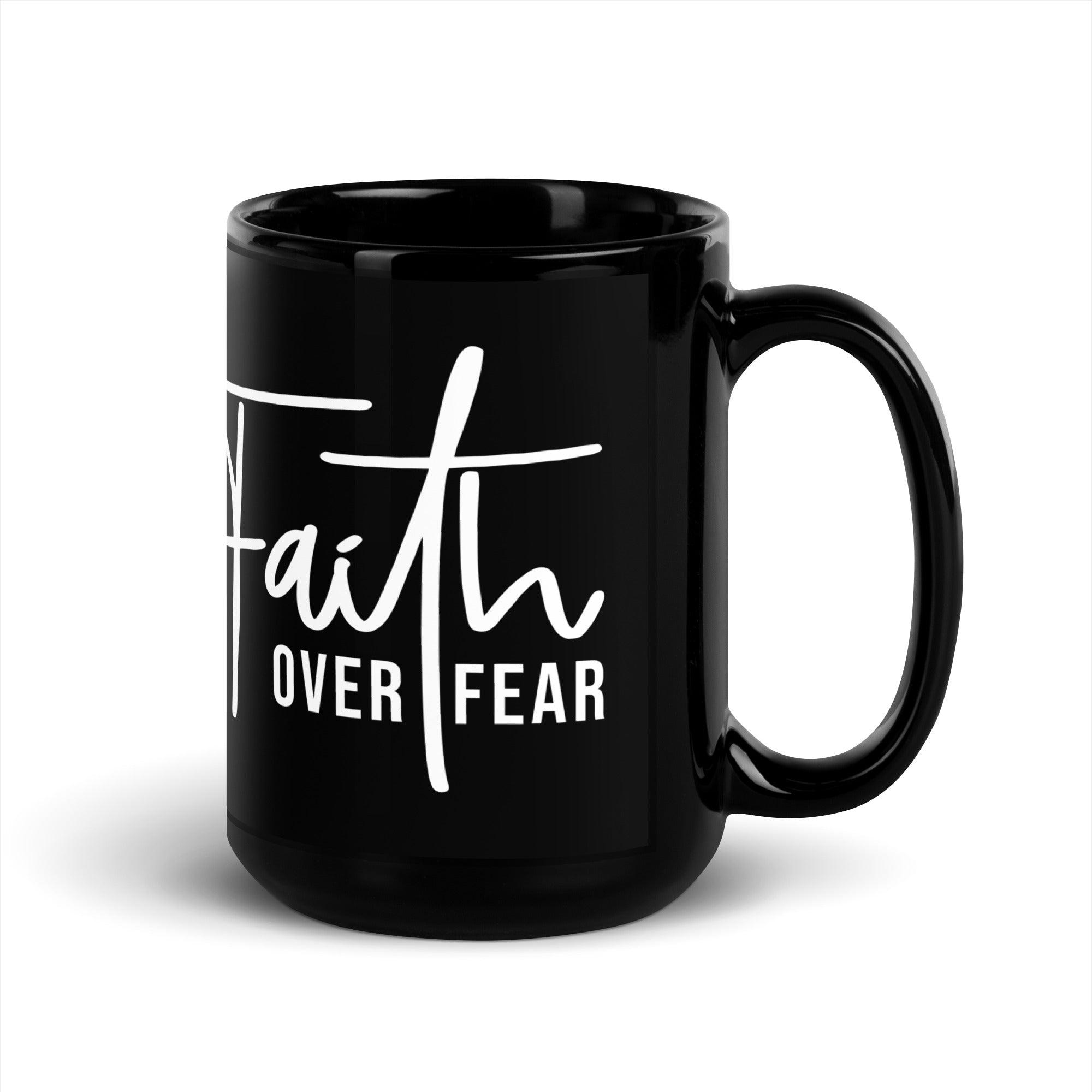 Faith Over Fear Glossy Mug - Briadanna