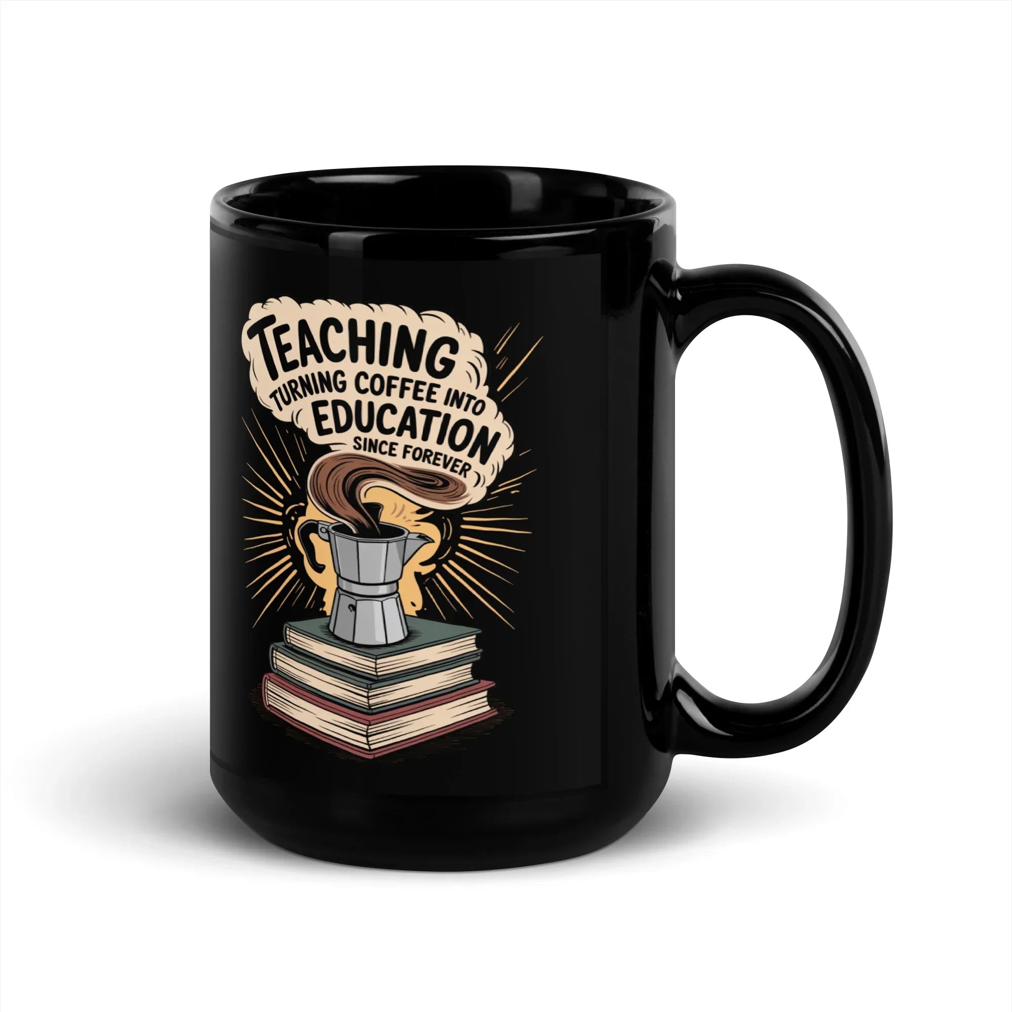 Teaching Coffee Black Mug - Briadanna