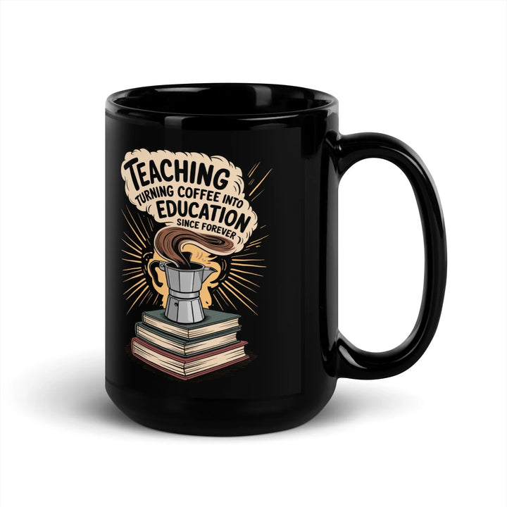 Teaching Coffee Black Mug - Briadanna