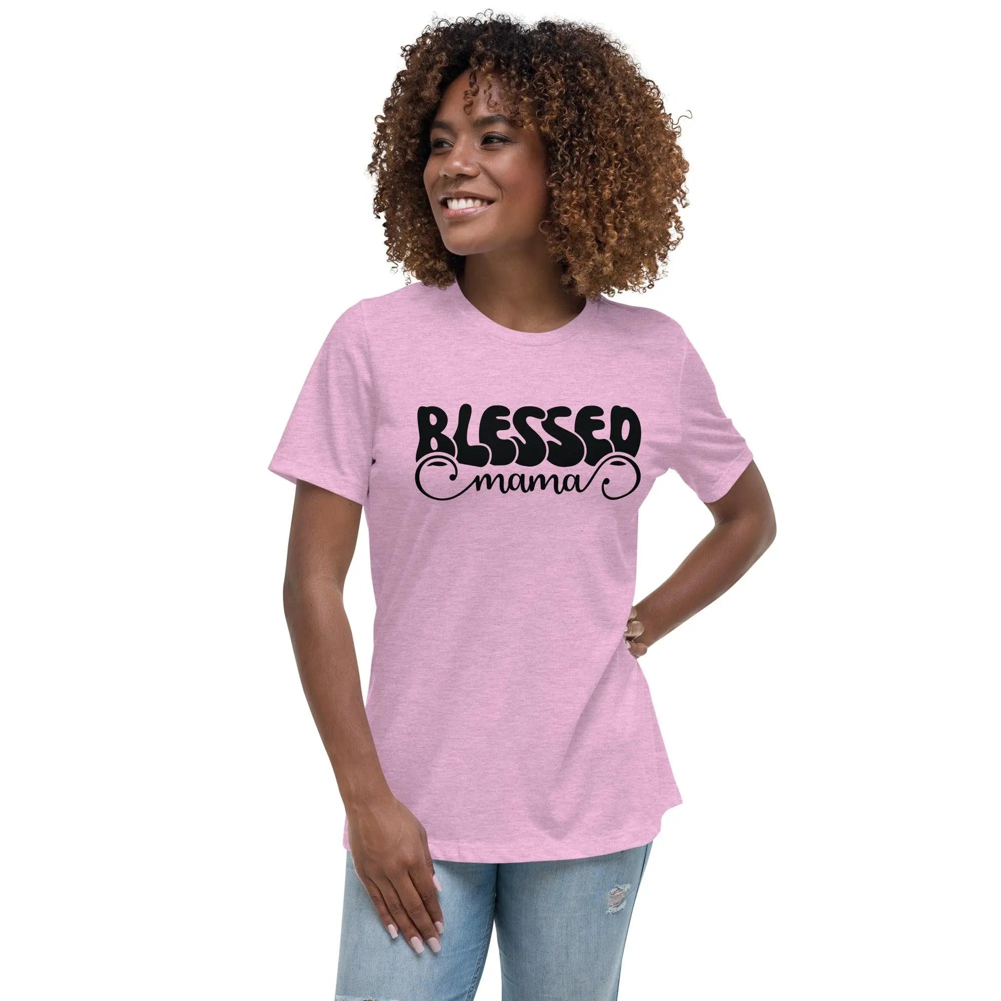 Blessed Mama Relaxed T-Shirt - Briadanna