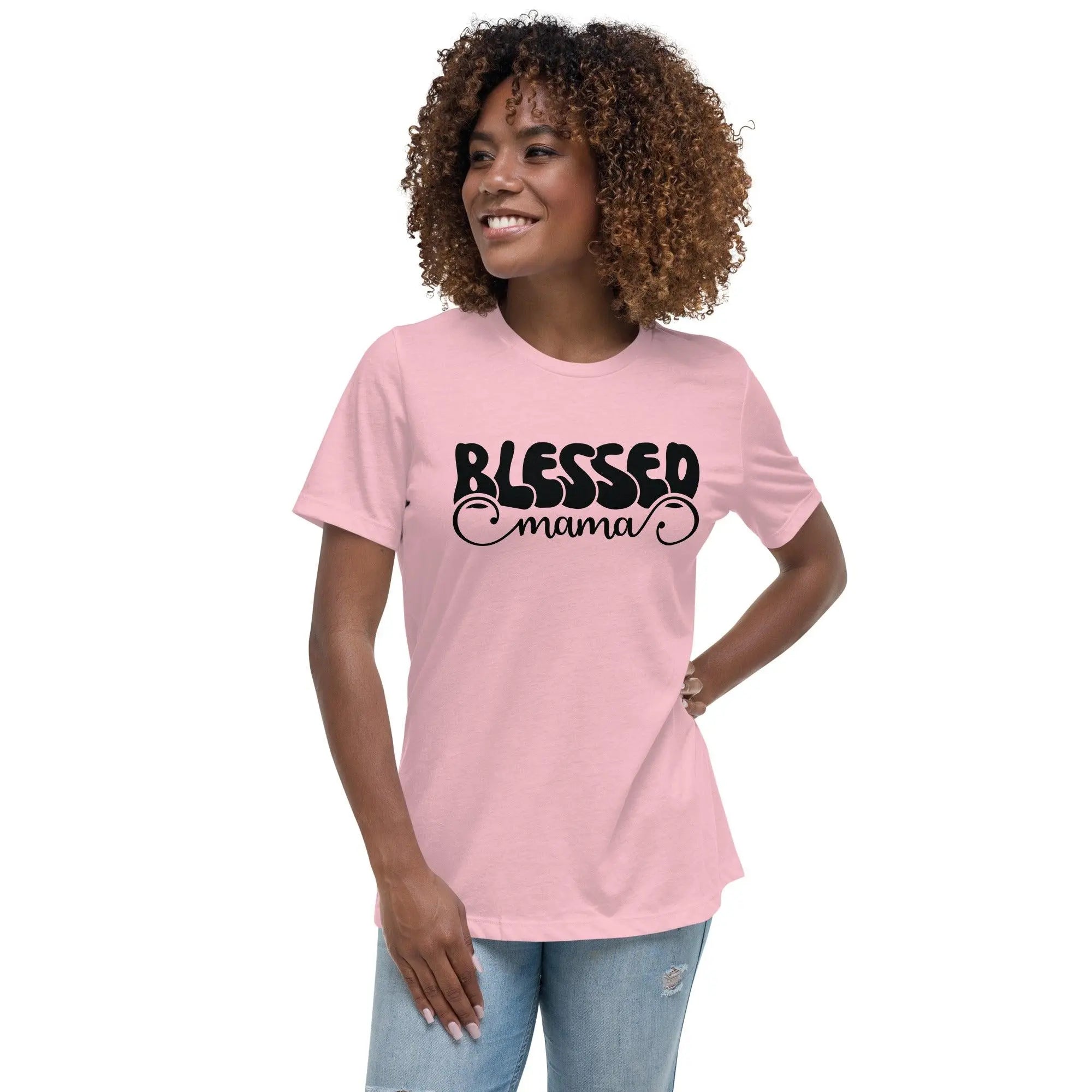 Blessed Mama Relaxed T-Shirt - Briadanna