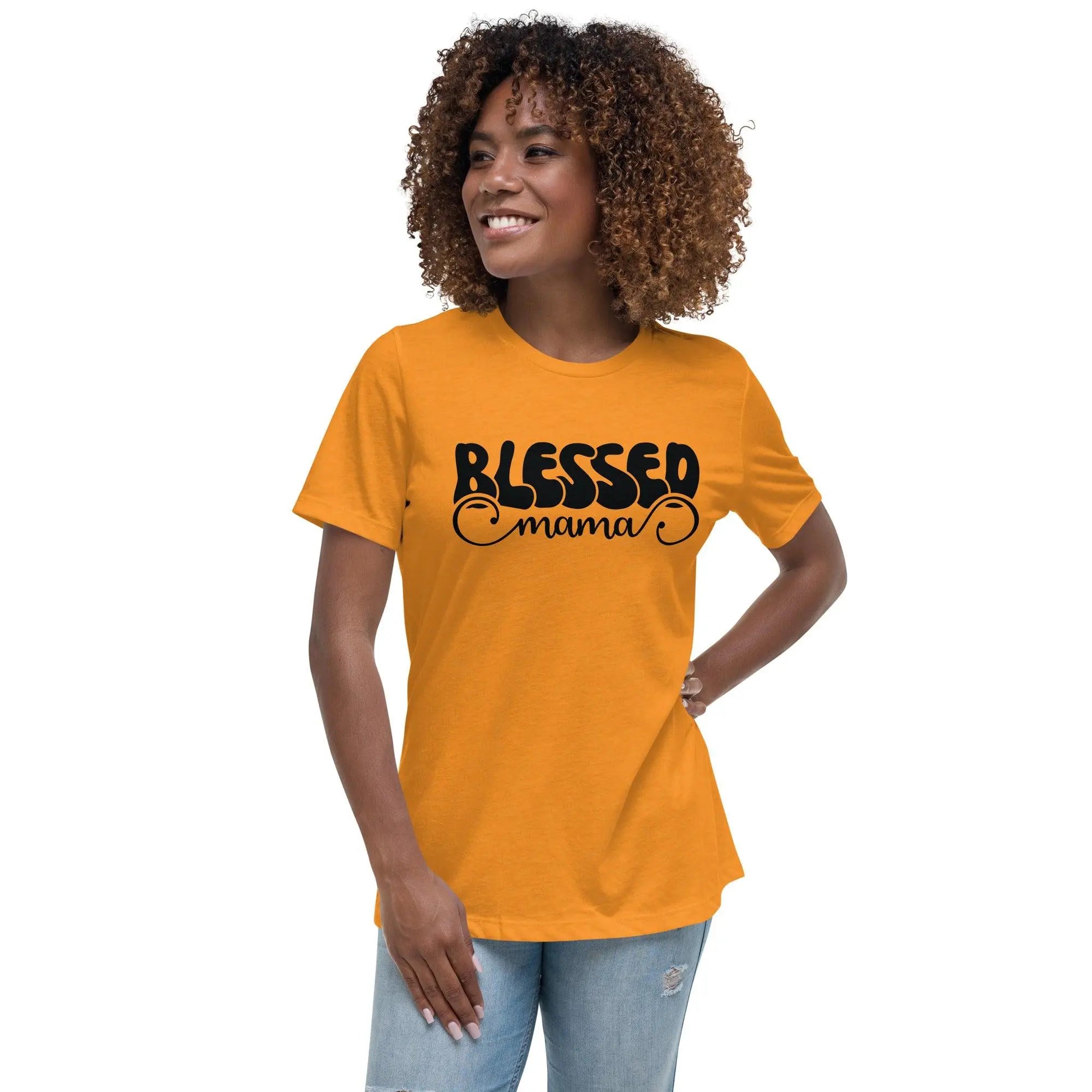 Blessed Mama Relaxed T-Shirt - Briadanna