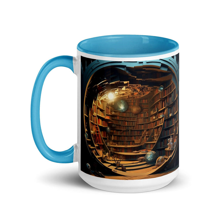 Book Shelves Mug with Interior Color - Briadanna