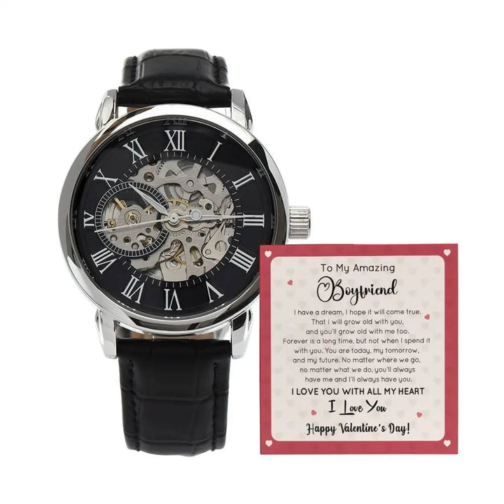 Boyfriend's Openwork Watch - Briadanna