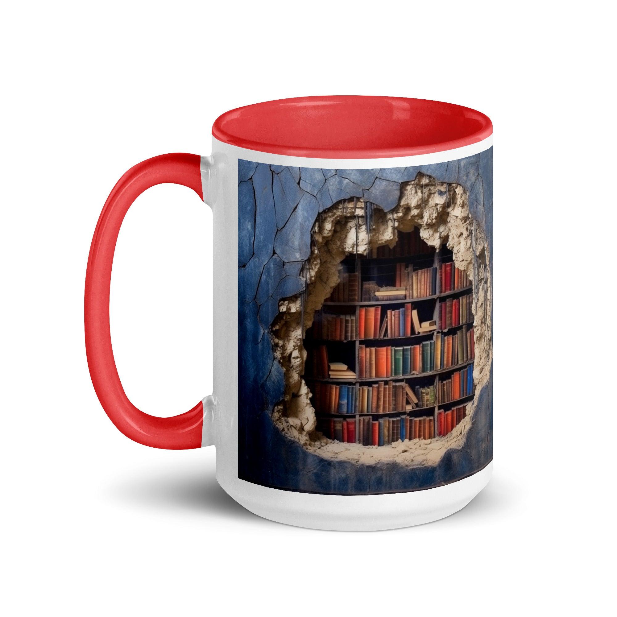 Broken Walls Book Shelves Mug - Briadanna