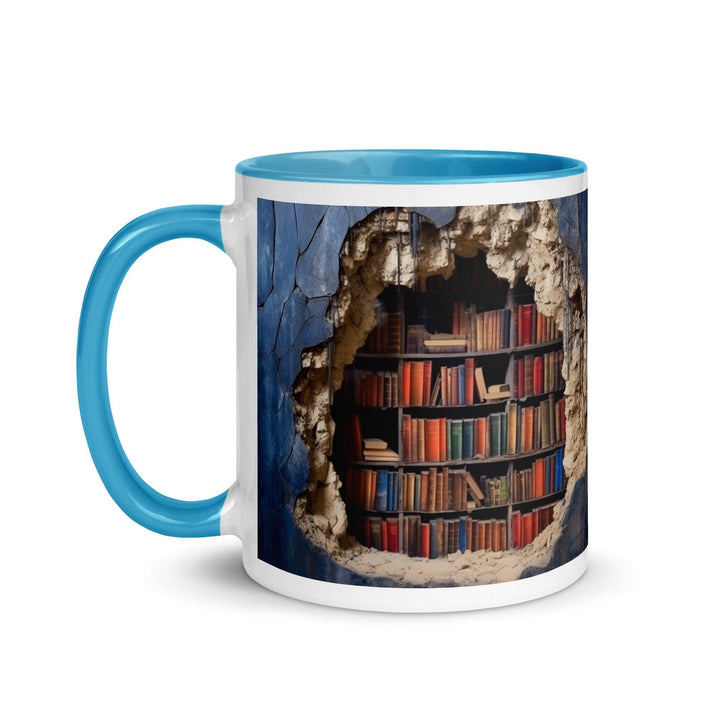 Broken Walls Book Shelves Mug - Briadanna