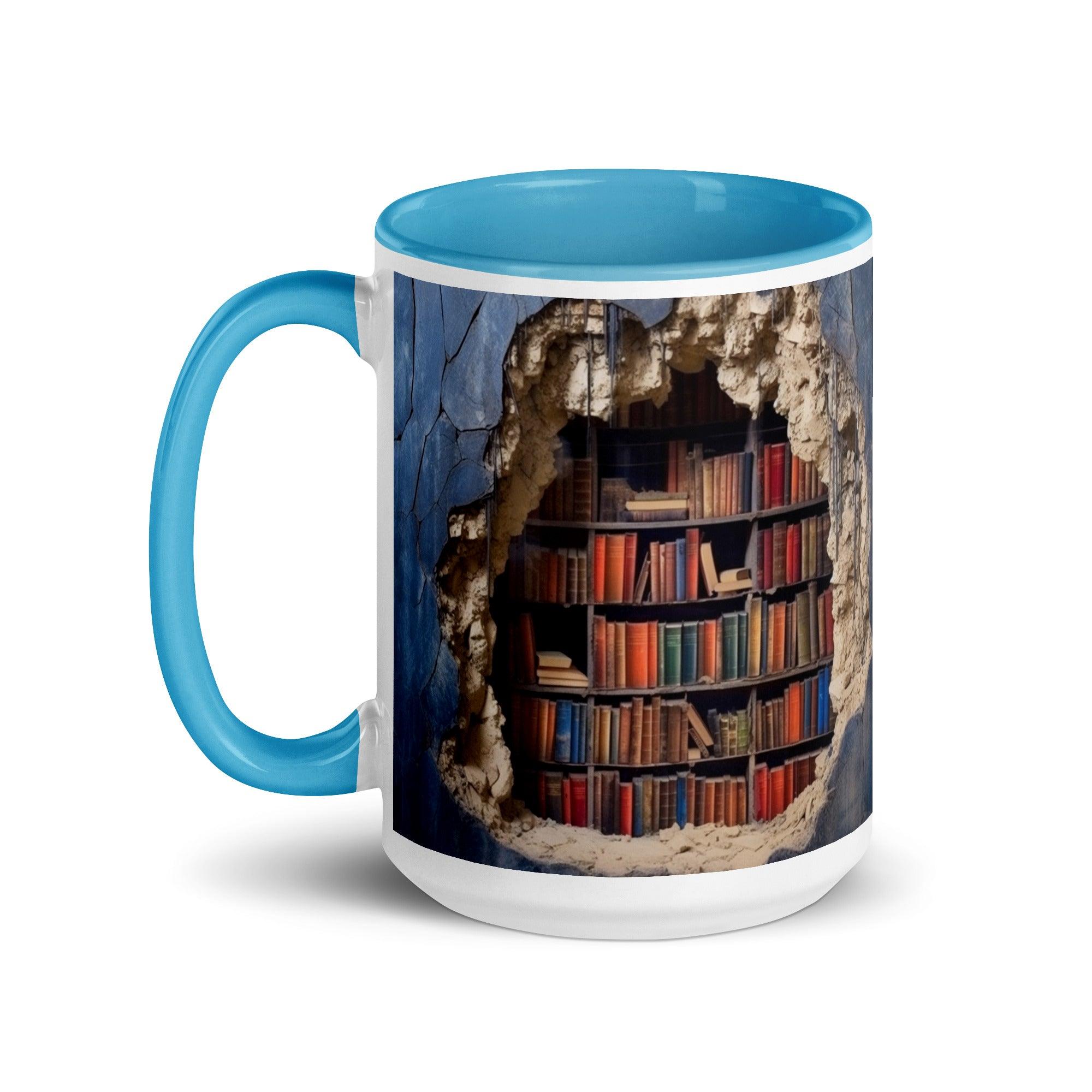 Broken Walls Book Shelves Mug - Briadanna