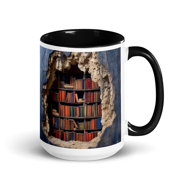 Broken Walls Book Shelves Mug - Briadanna