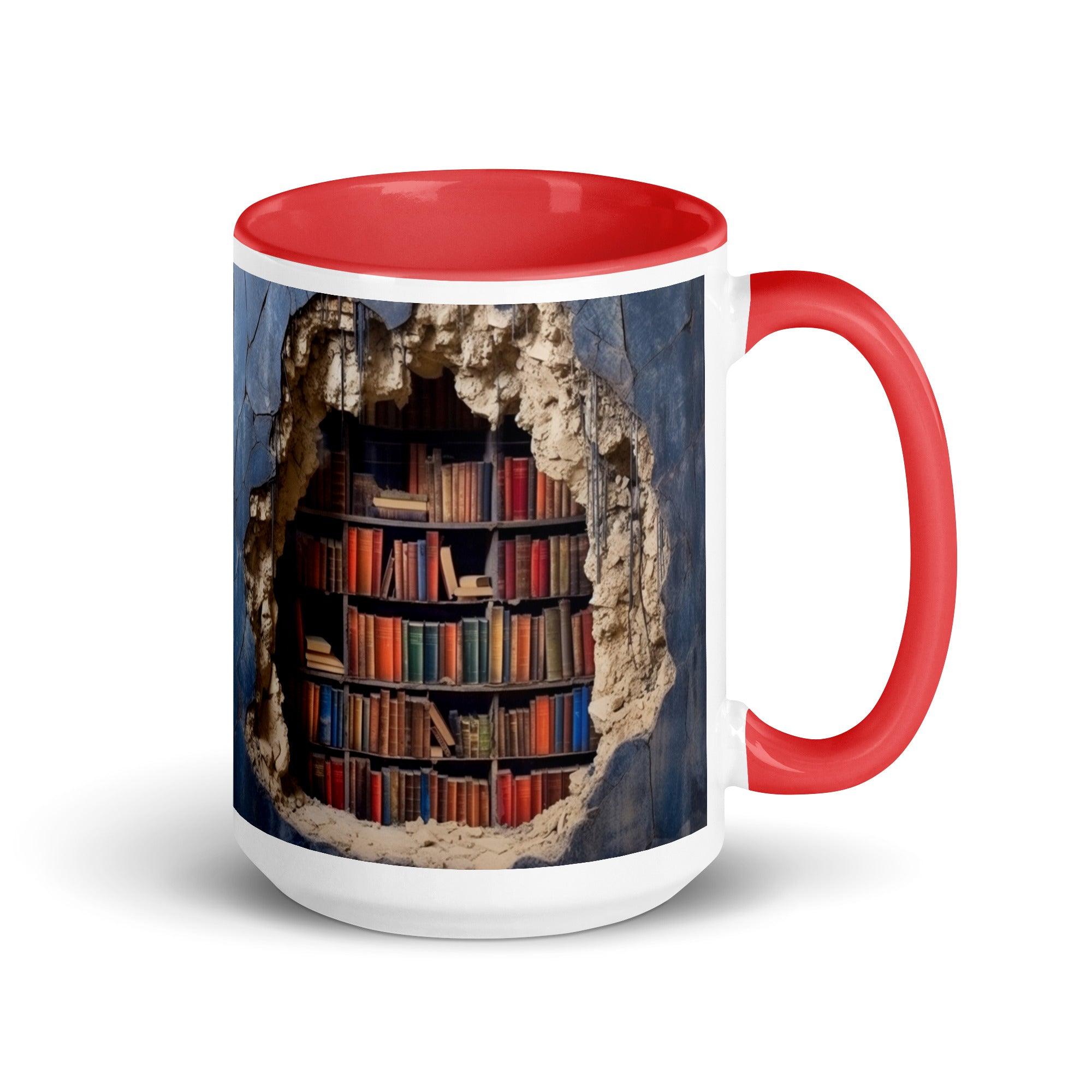 Broken Walls Book Shelves Mug - Briadanna