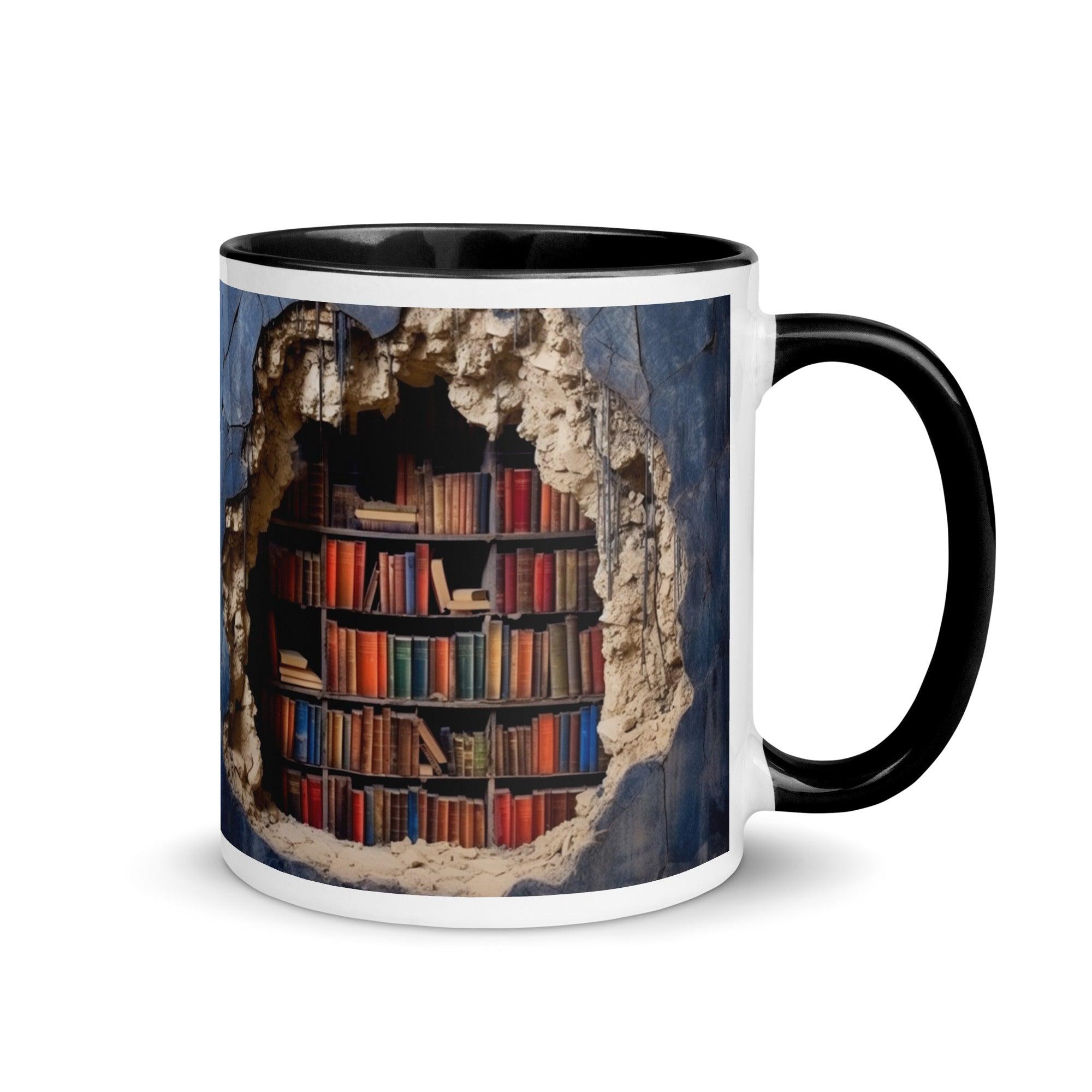 Broken Walls Book Shelves Mug - Briadanna