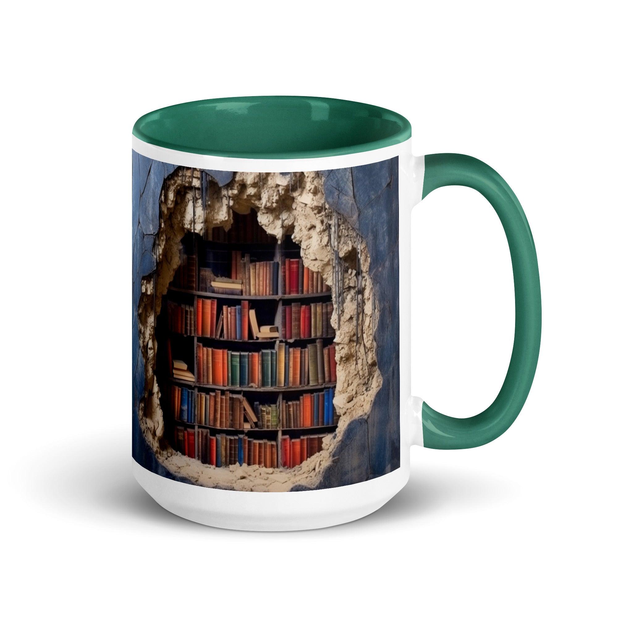 Broken Walls Book Shelves Mug - Briadanna