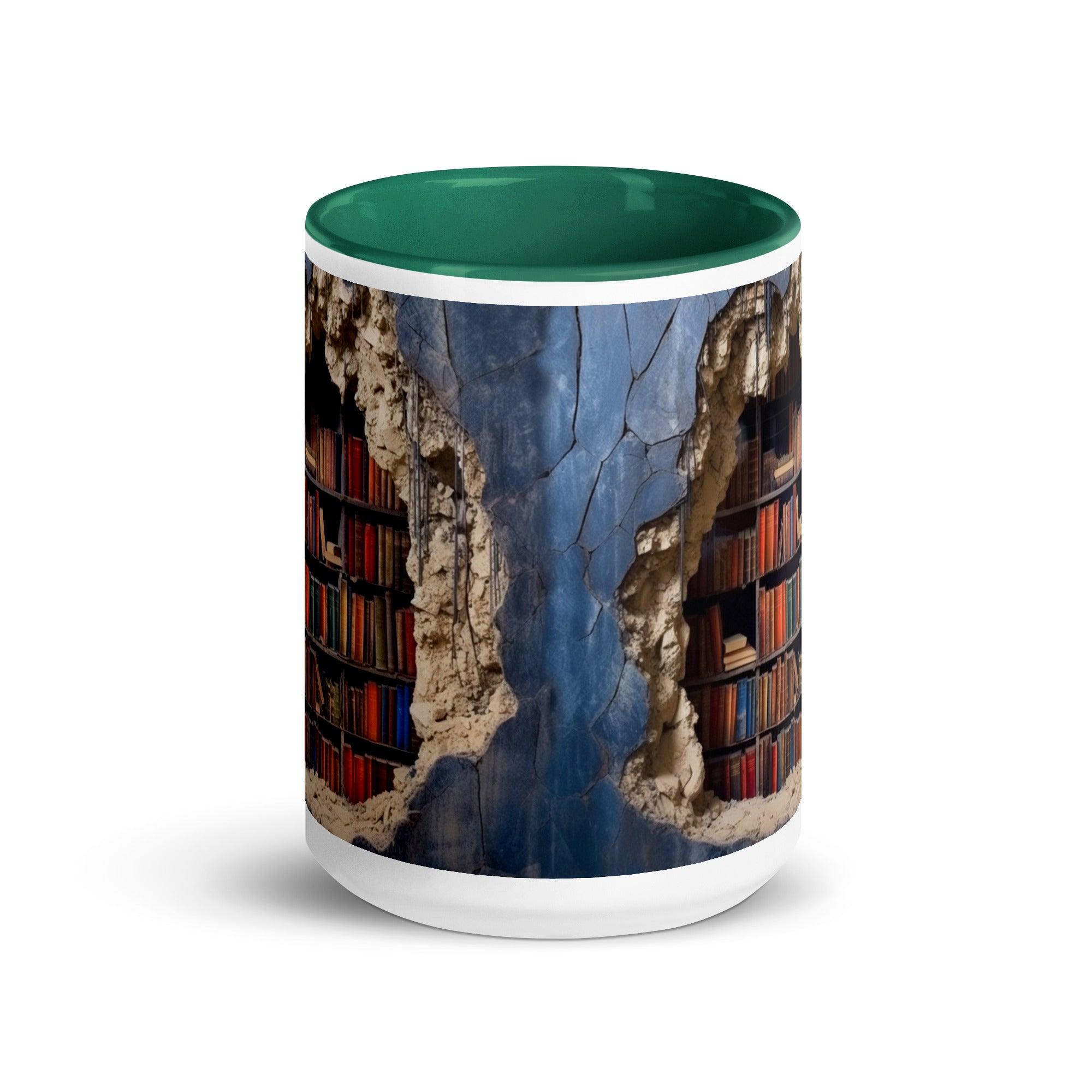 Broken Walls Book Shelves Mug - Briadanna