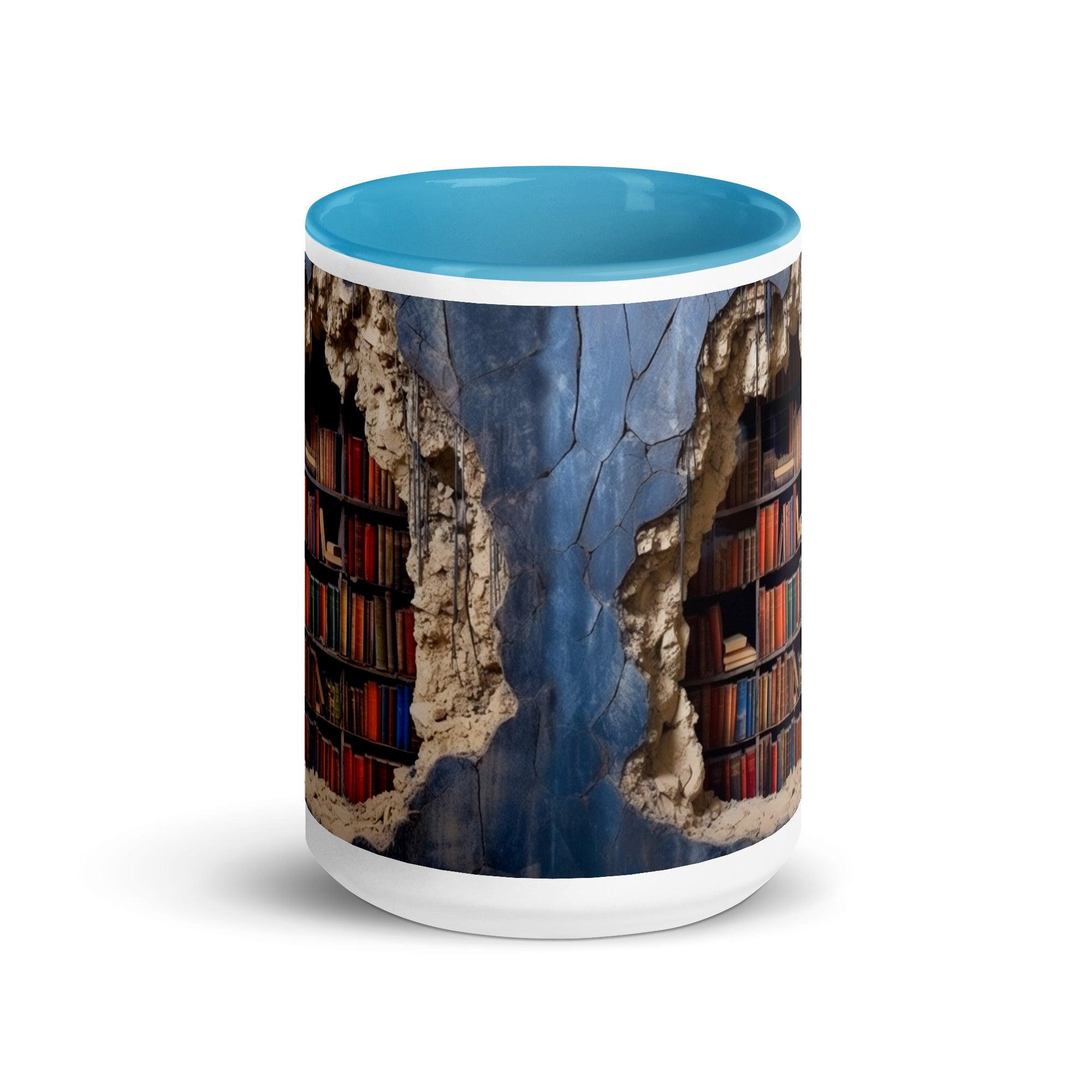 Broken Walls Book Shelves Mug - Briadanna