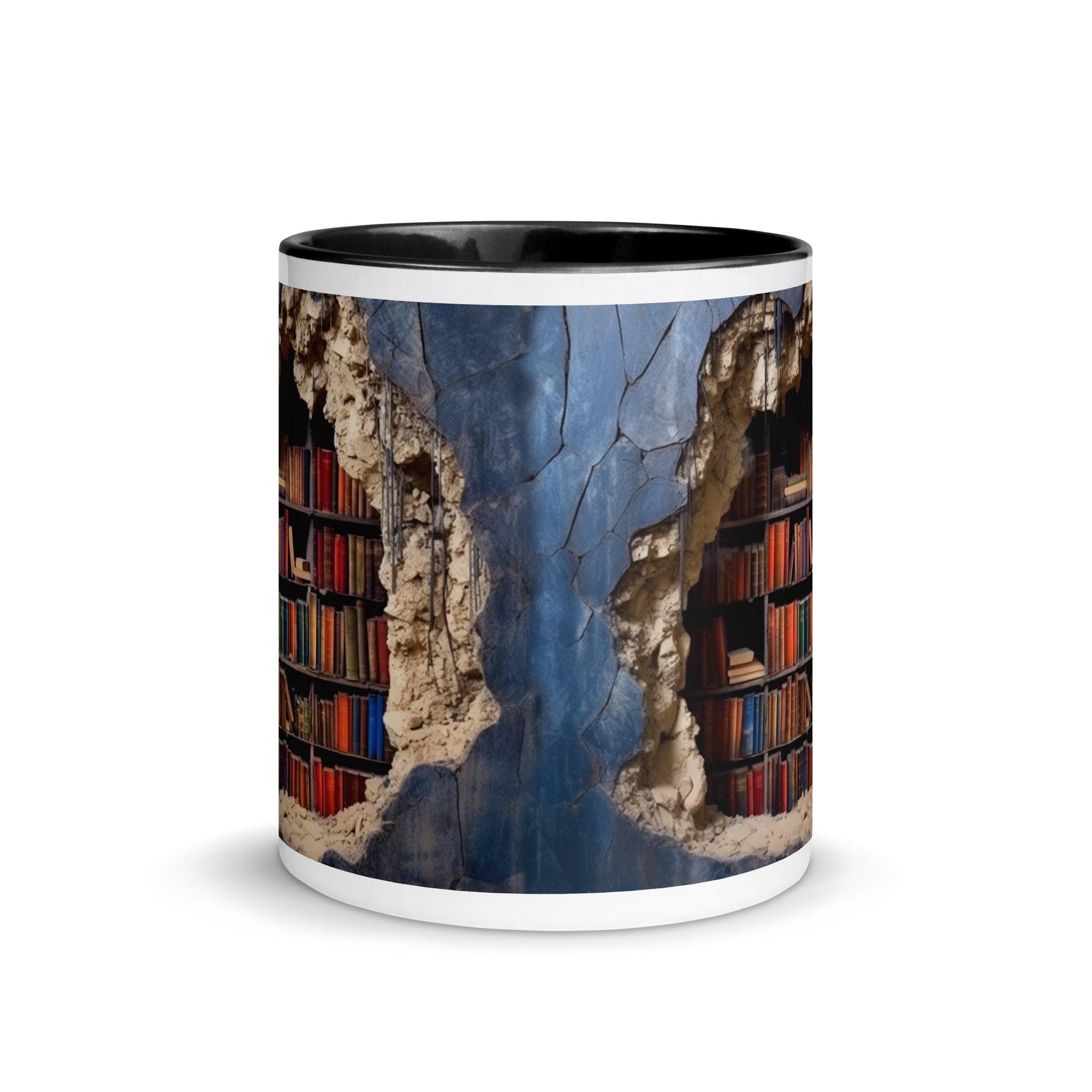 Broken Walls Book Shelves Mug - Briadanna