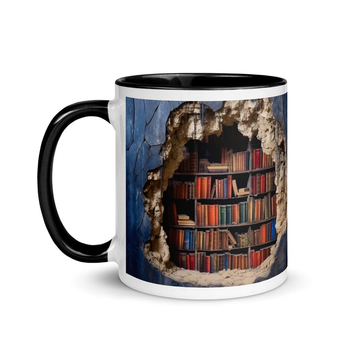 Broken Walls Book Shelves Mug - Briadanna