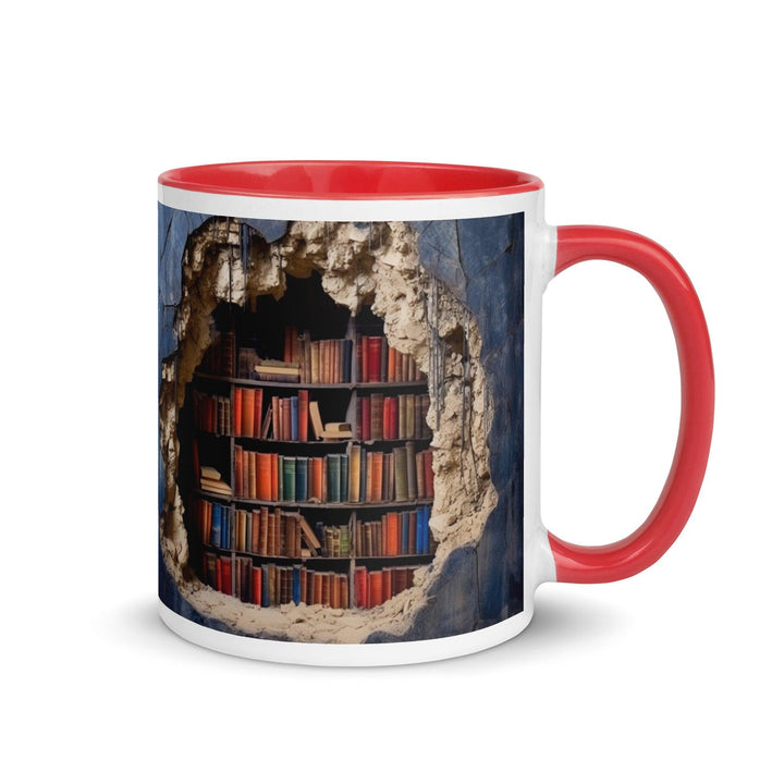 Broken Walls Book Shelves Mug - Briadanna