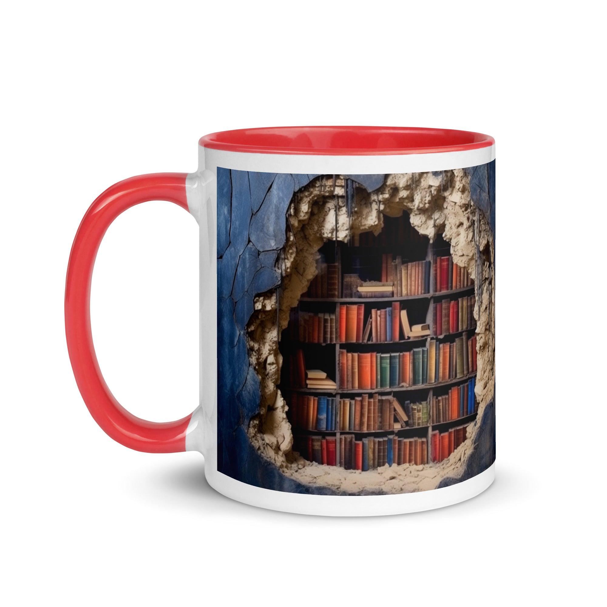 Broken Walls Book Shelves Mug - Briadanna