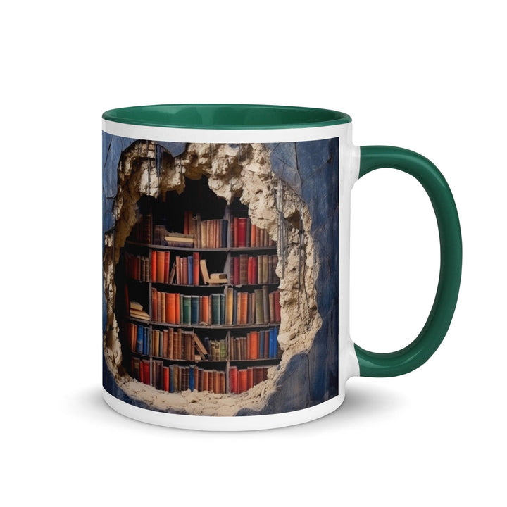 Broken Walls Book Shelves Mug - Briadanna