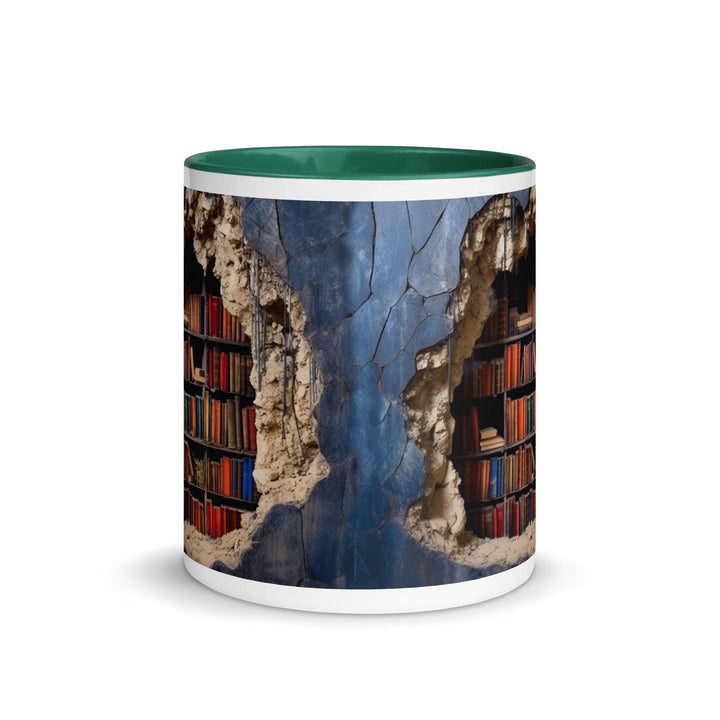 Broken Walls Book Shelves Mug - Briadanna