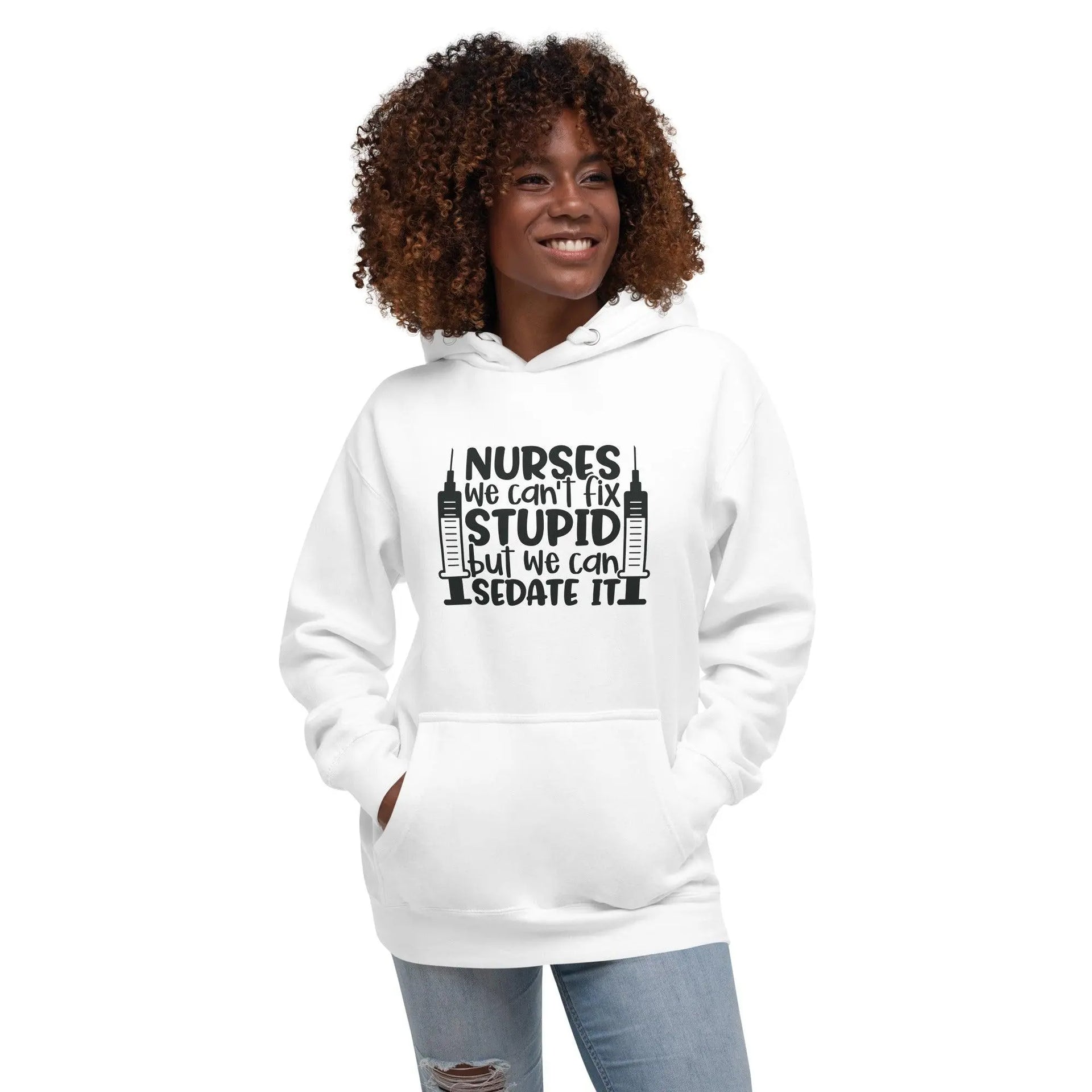 Can't Fix Stupid Unisex Hoodie - Briadanna