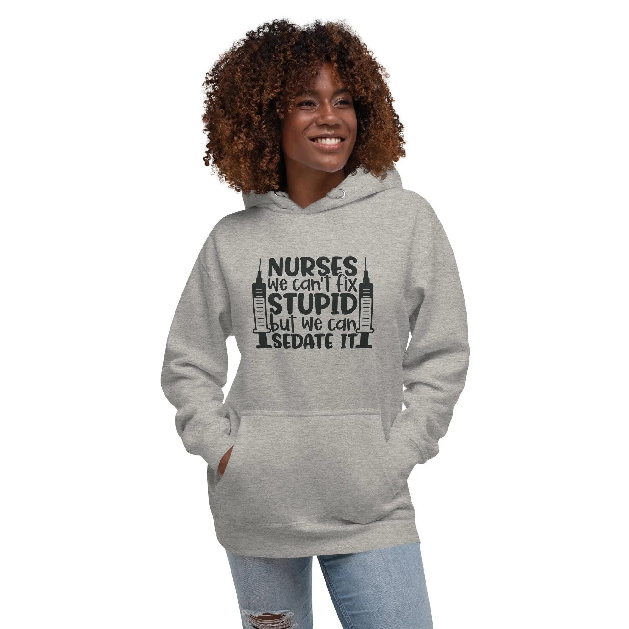 Can't Fix Stupid Unisex Hoodie - Briadanna