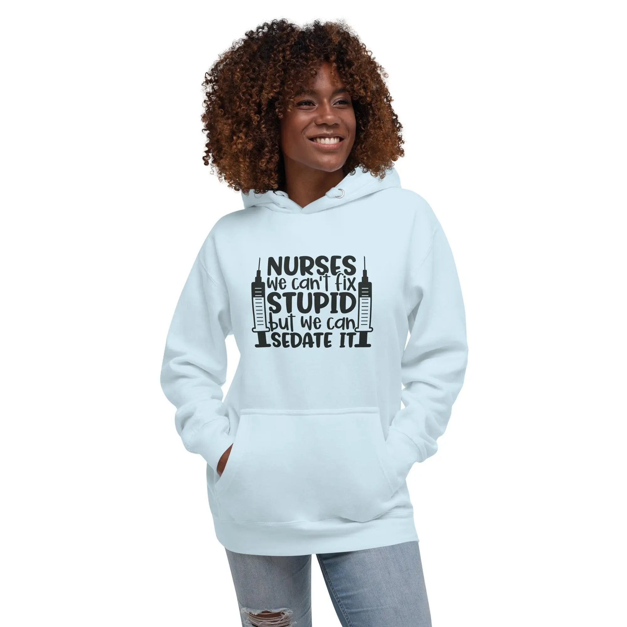 Can't Fix Stupid Unisex Hoodie - Briadanna