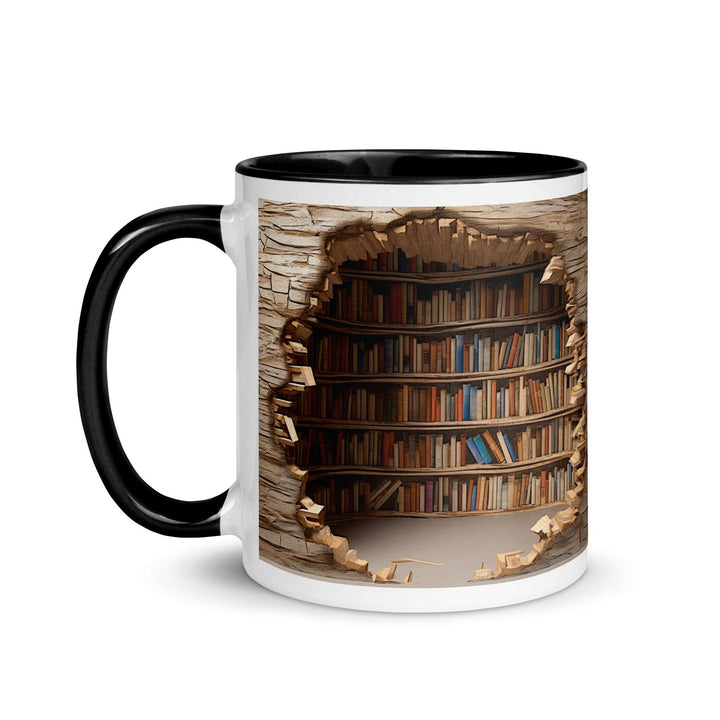 Colorful Book Shelves Print Mug - Briadanna