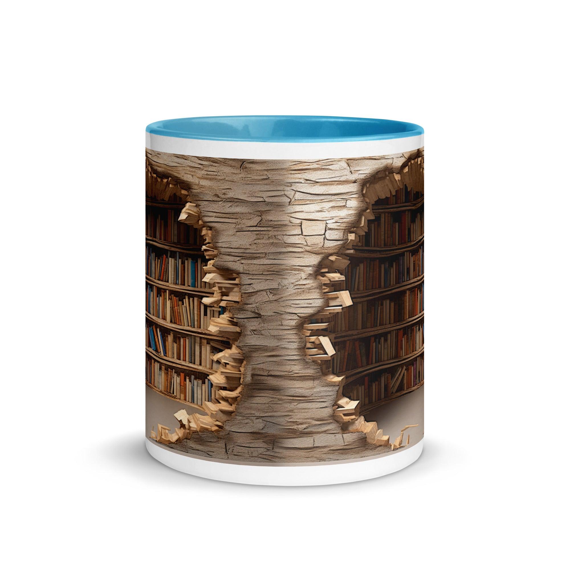 Colorful Book Shelves Print Mug - Briadanna