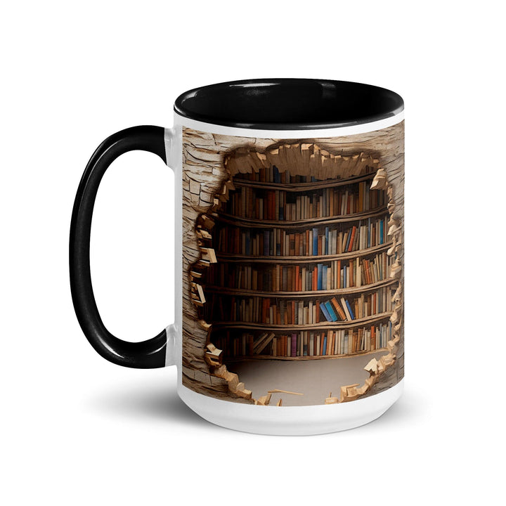 Colorful Book Shelves Print Mug - Briadanna