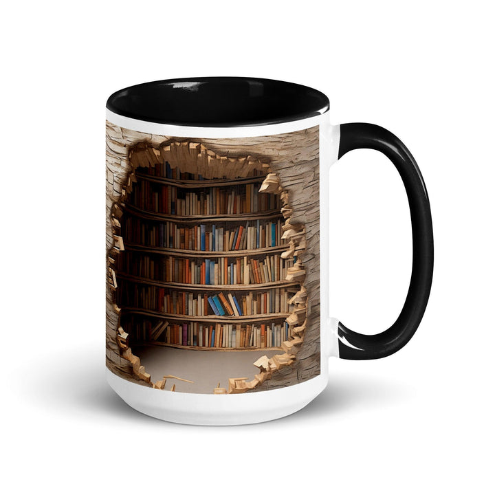 Colorful Book Shelves Print Mug - Briadanna