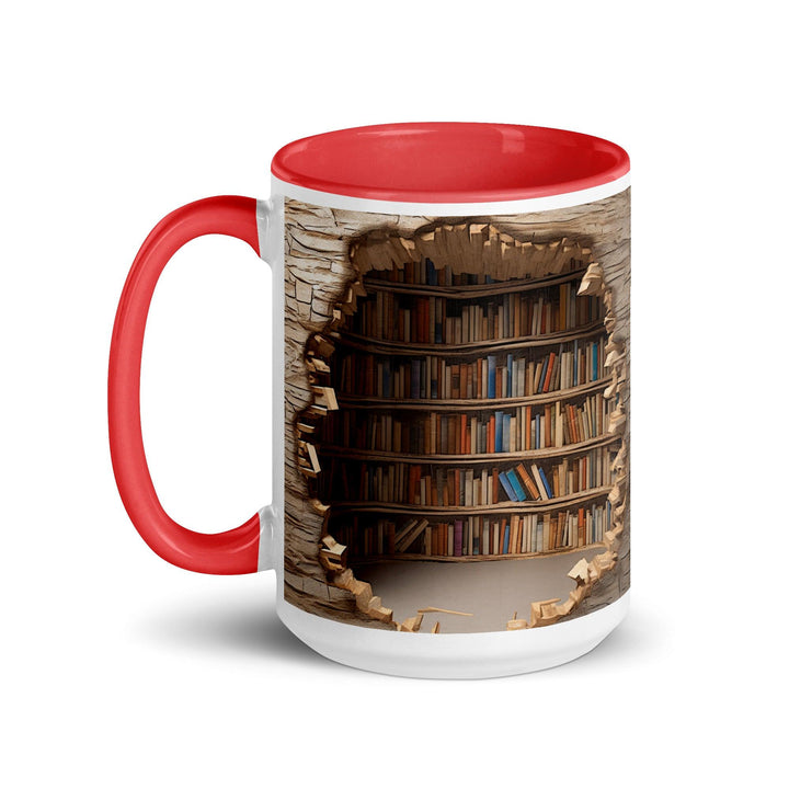 Colorful Book Shelves Print Mug - Briadanna