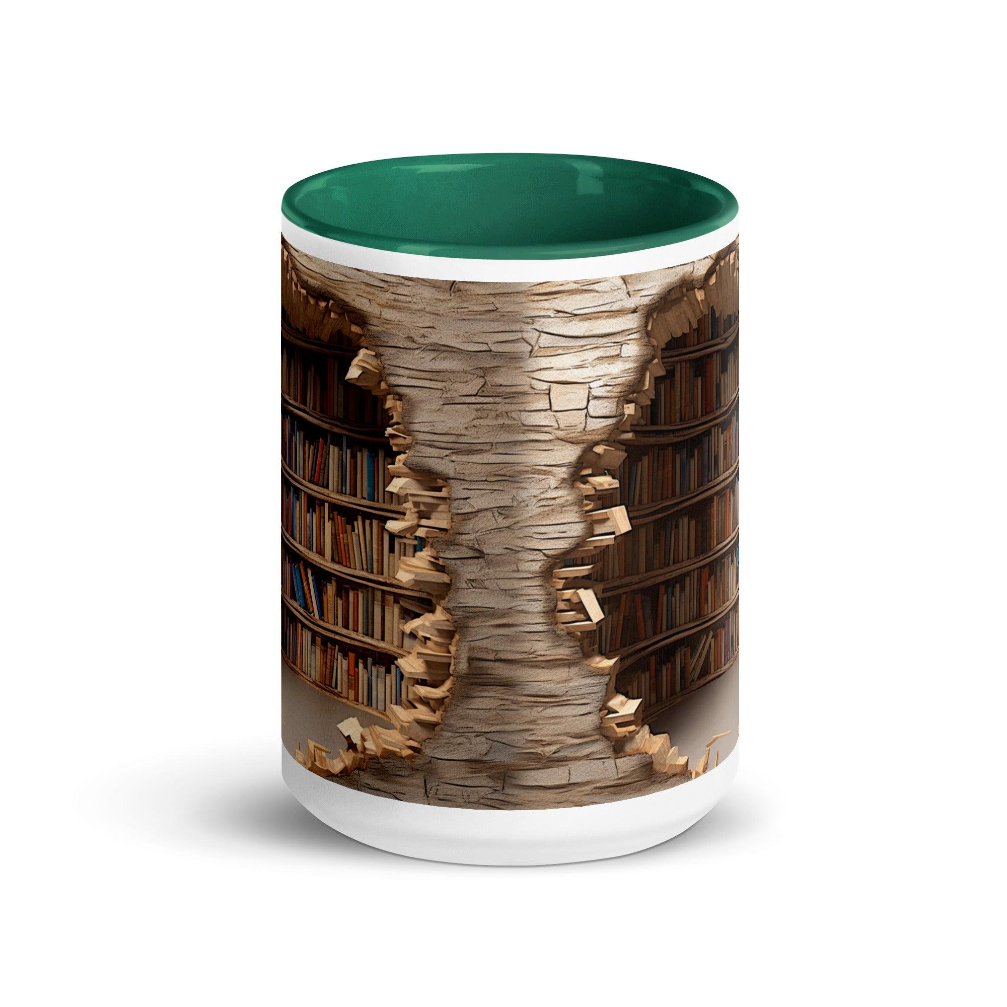 Colorful Book Shelves Print Mug - Briadanna