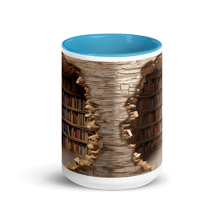 Colorful Book Shelves Print Mug - Briadanna