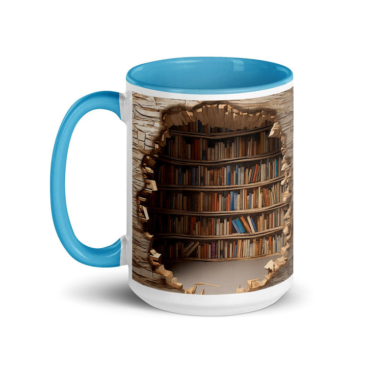 Colorful Book Shelves Print Mug - Briadanna