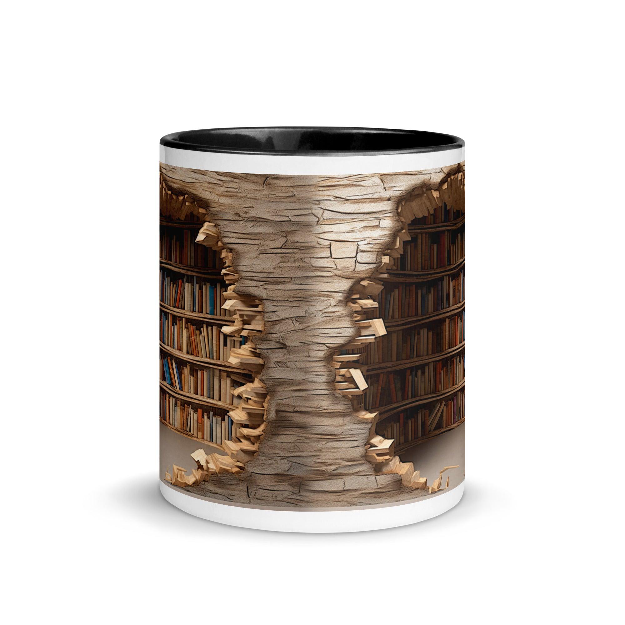 Colorful Book Shelves Print Mug - Briadanna