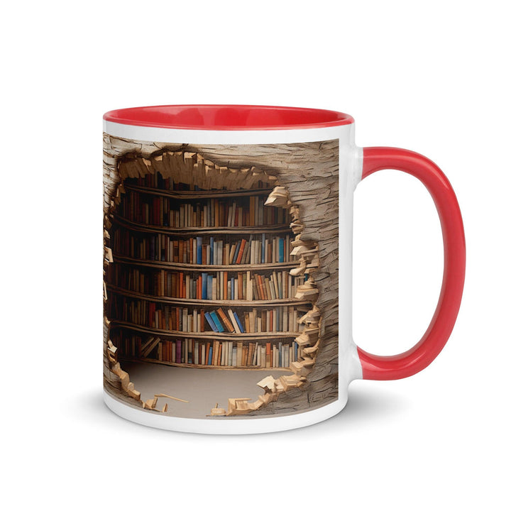 Colorful Book Shelves Print Mug - Briadanna