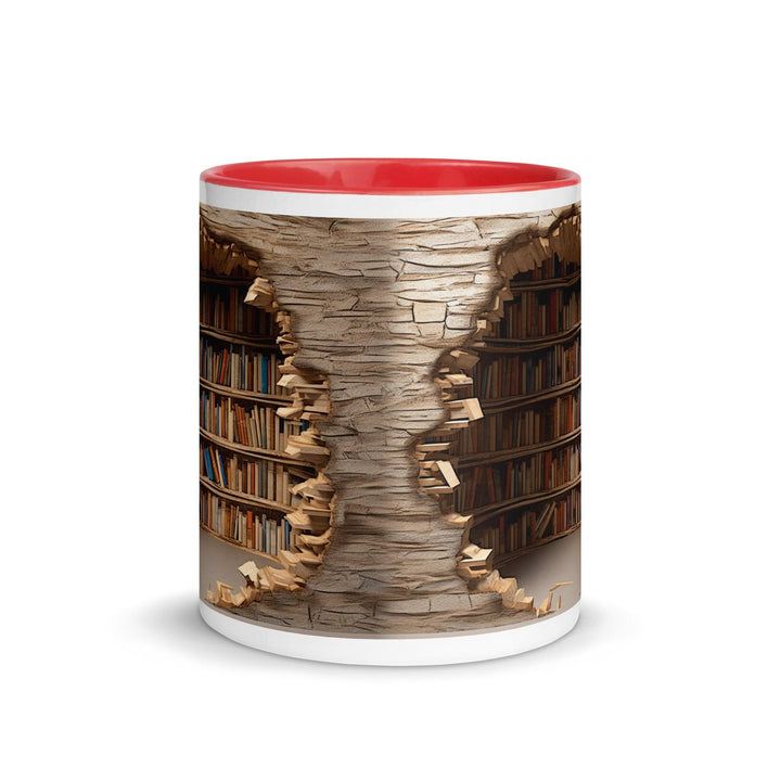 Colorful Book Shelves Print Mug - Briadanna