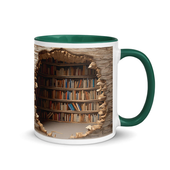 Colorful Book Shelves Print Mug - Briadanna