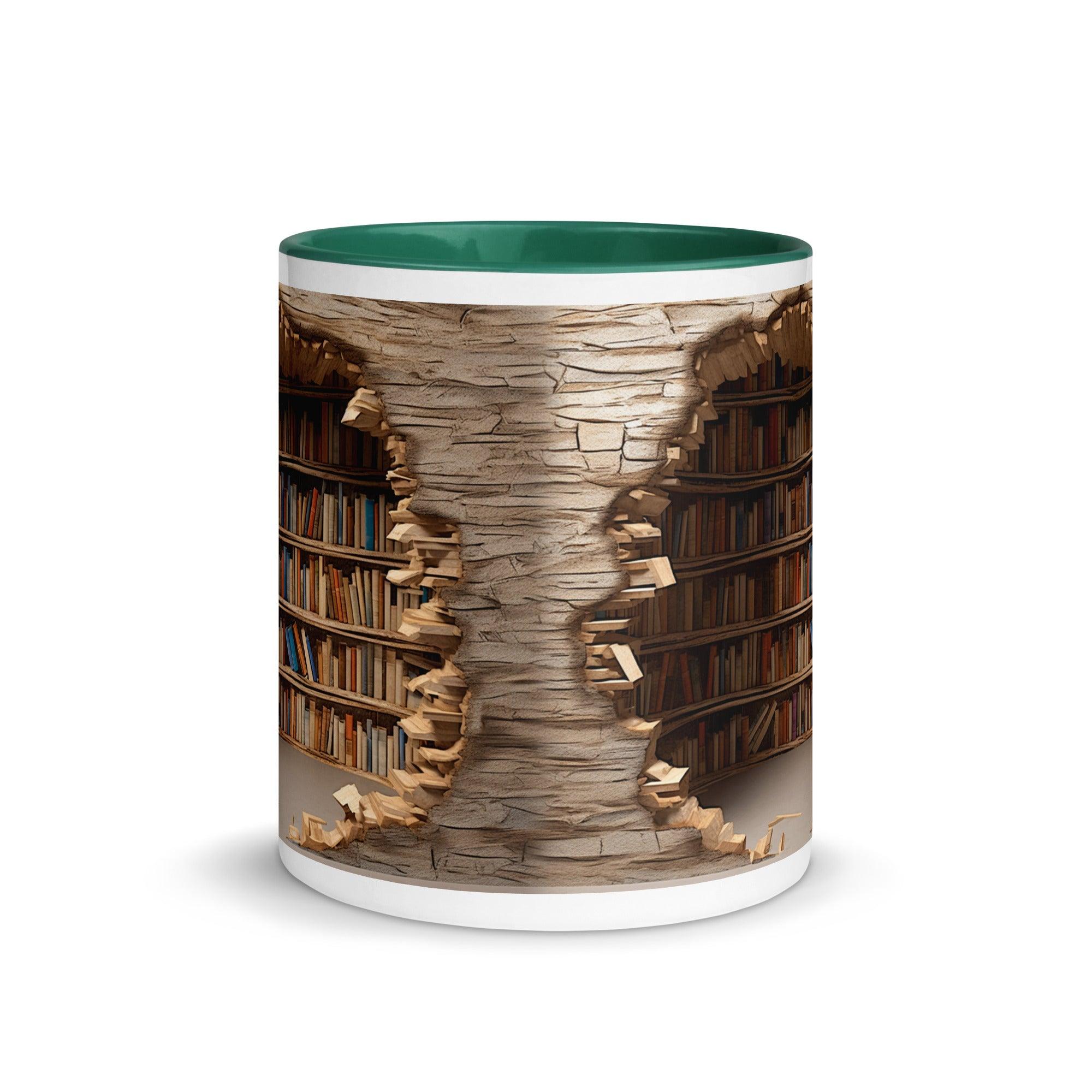 Colorful Book Shelves Print Mug - Briadanna