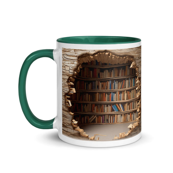 Colorful Book Shelves Print Mug - Briadanna