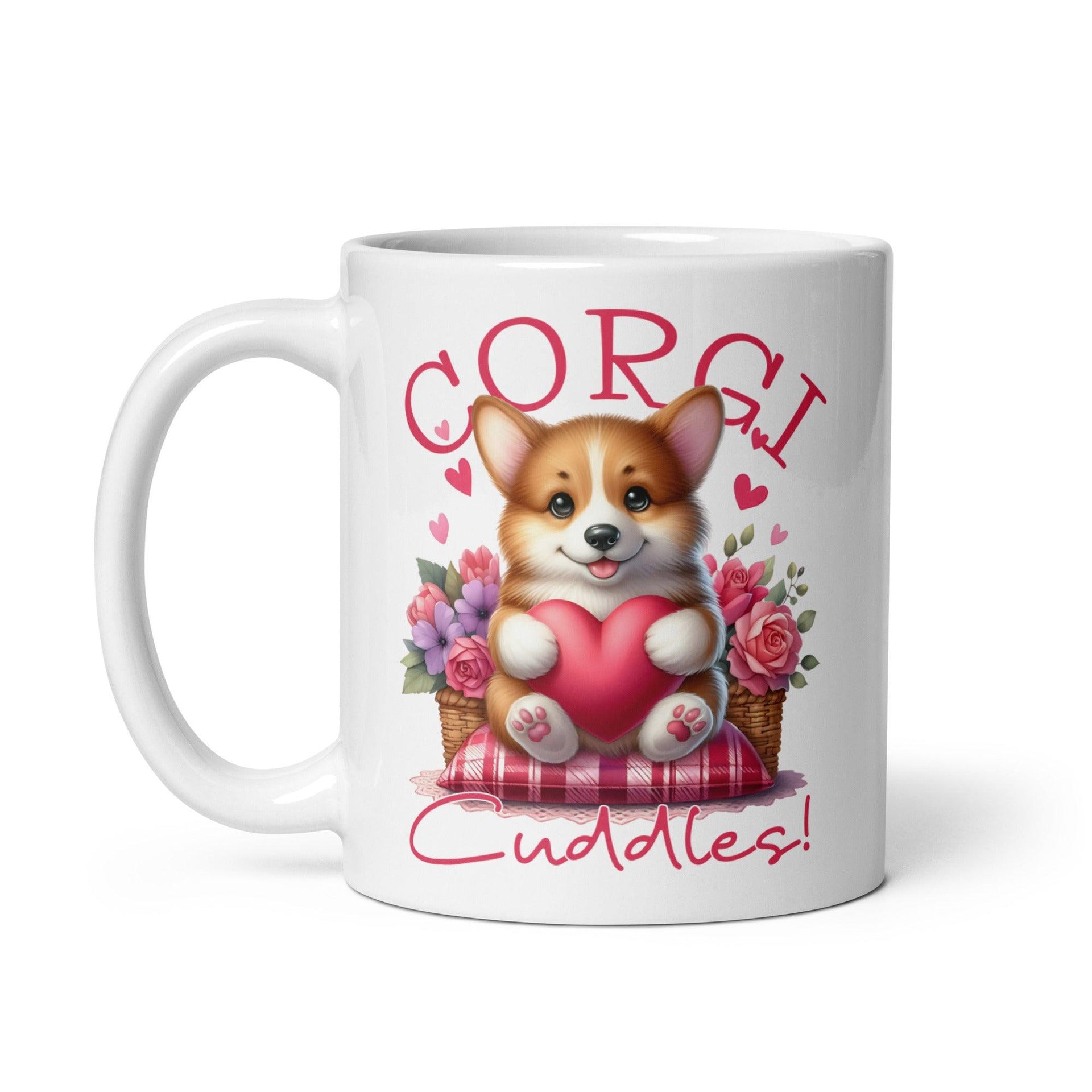 Corgi Cuddles Ceramic Mug - Briadanna