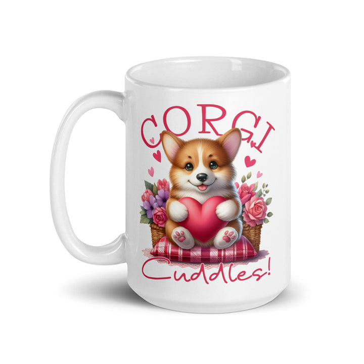 Corgi Cuddles Ceramic Mug - Briadanna