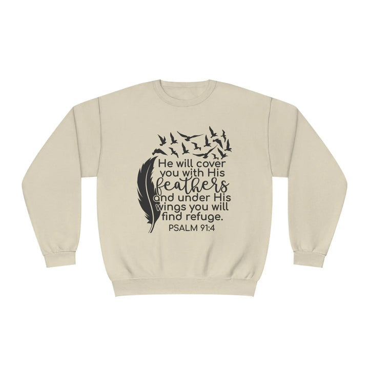 Cover with His Feathers Sweatshirt - Briadanna