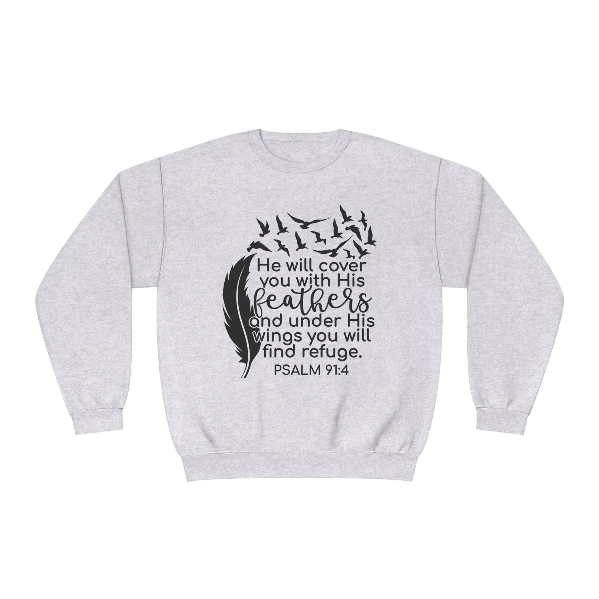 Cover with His Feathers Sweatshirt - Briadanna