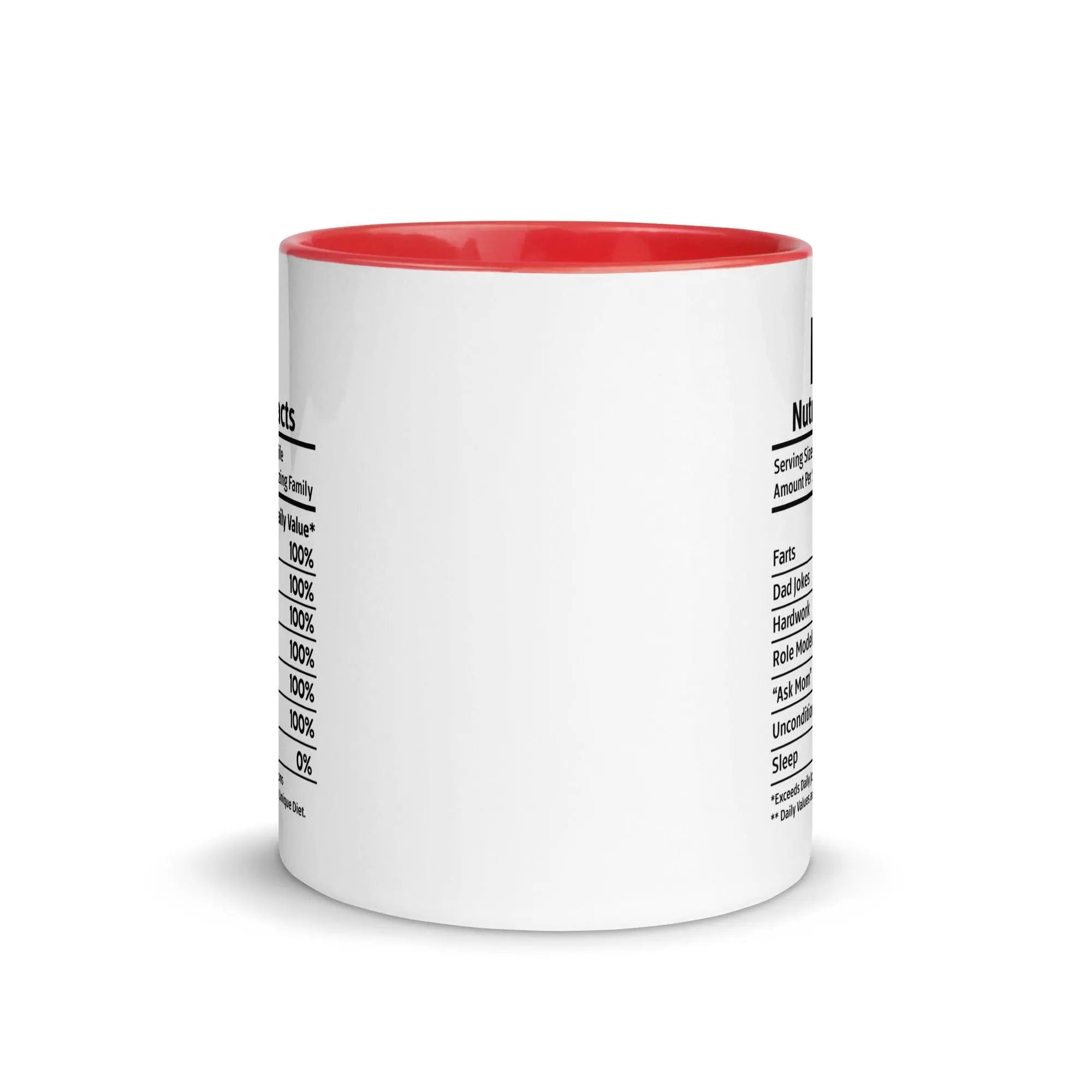 Dad's Nutrition Facts Mug - Briadanna