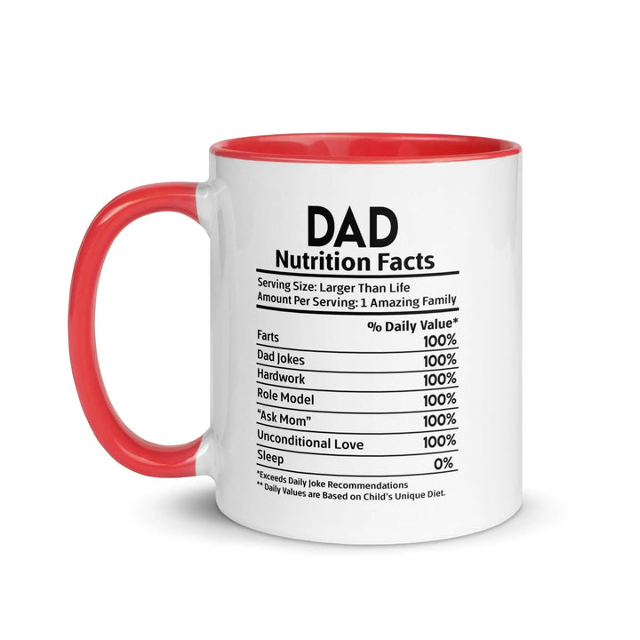 Dad's Nutrition Facts Mug - Briadanna