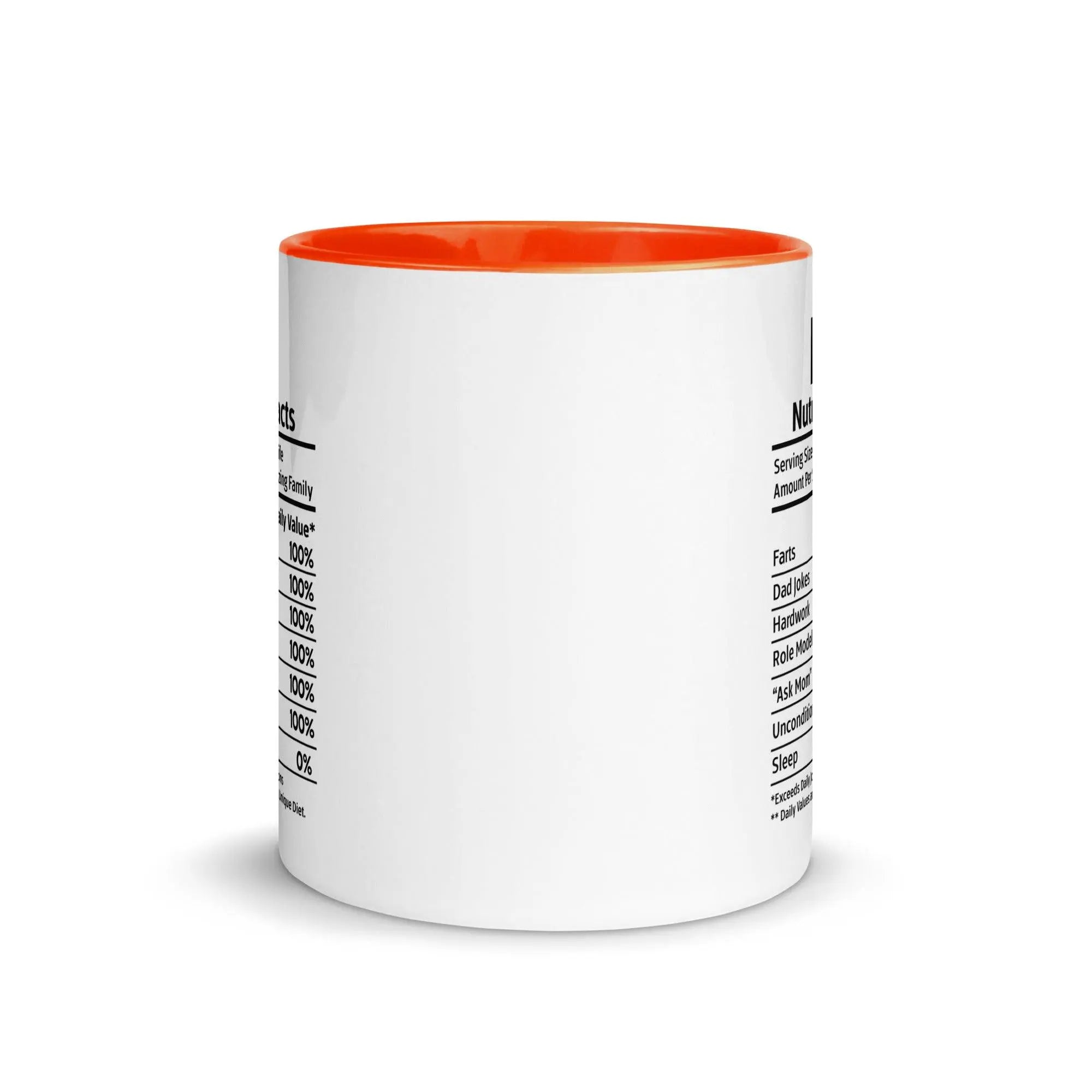 Dad's Nutrition Facts Mug - Briadanna